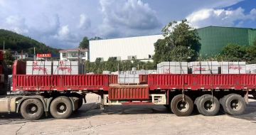 毕节 芝麻灰花岗岩地铺石出货日常