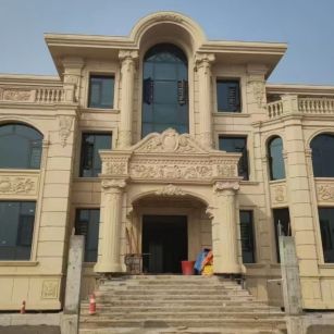 毕节 黄金麻花岗岩别墅外墙干挂