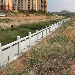 毕节 白麻河道栏杆效果展示图