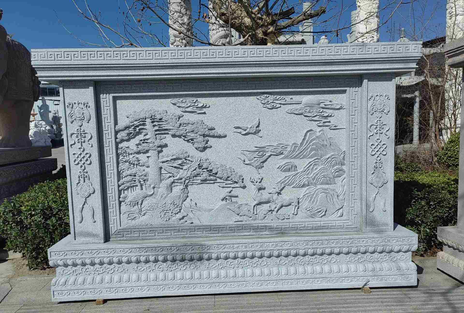 毕节 芝麻白大型照壁，屏风，影壁