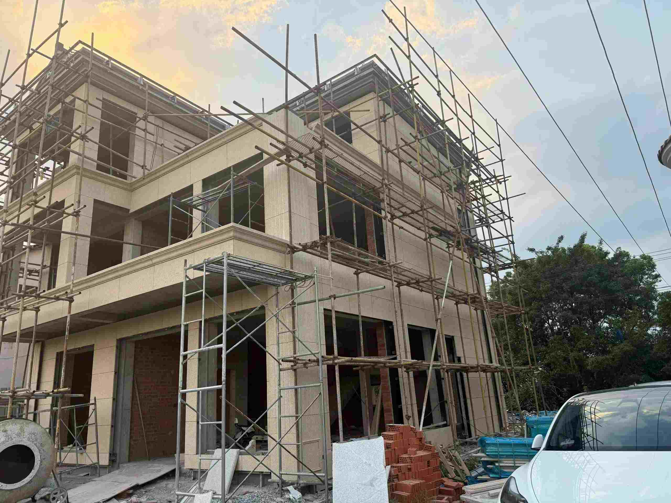 毕节 黄金麻荔枝面花岗岩外墙干挂