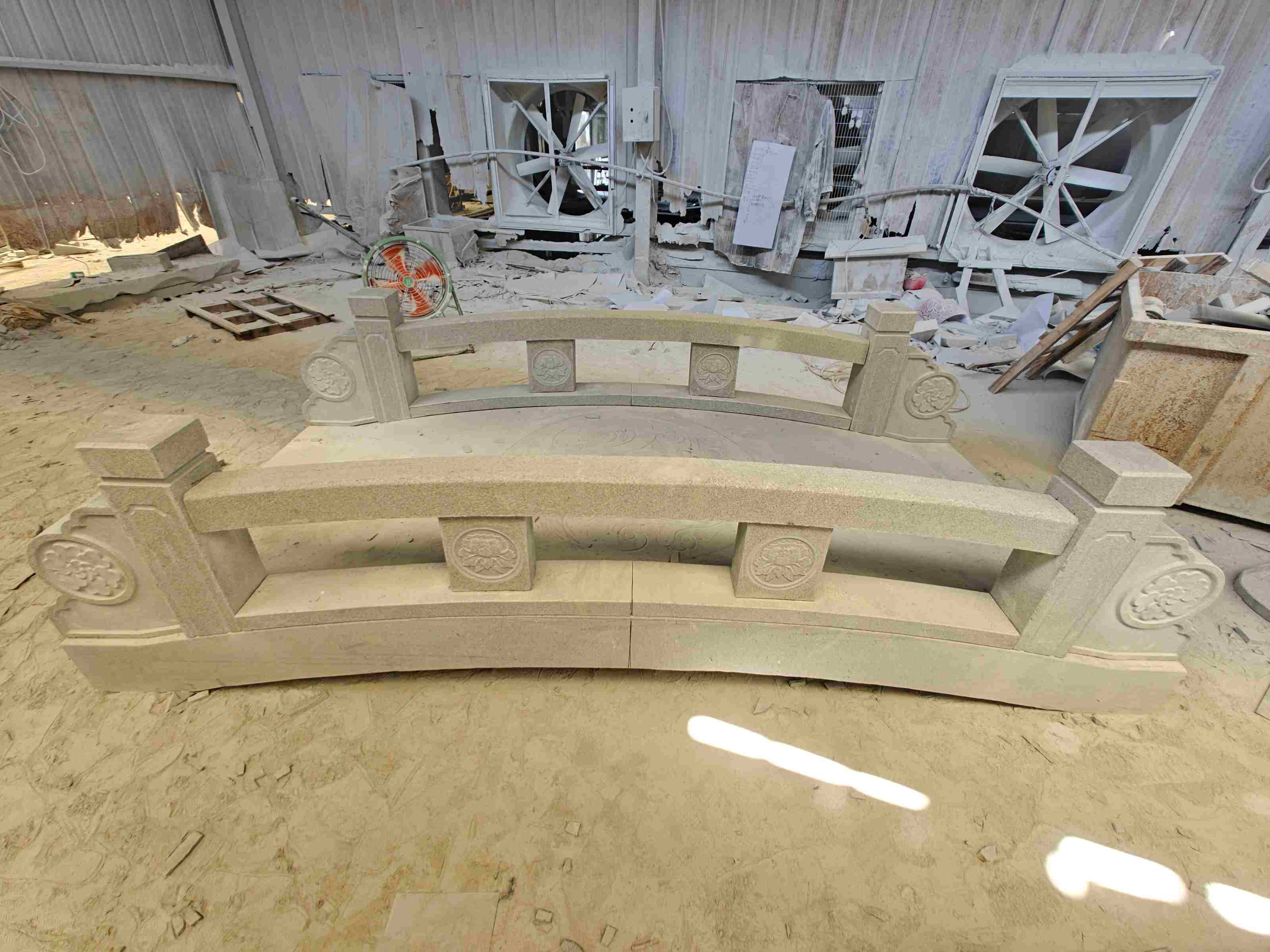 毕节 芝麻灰花岗岩异形加工-拱桥，石桥