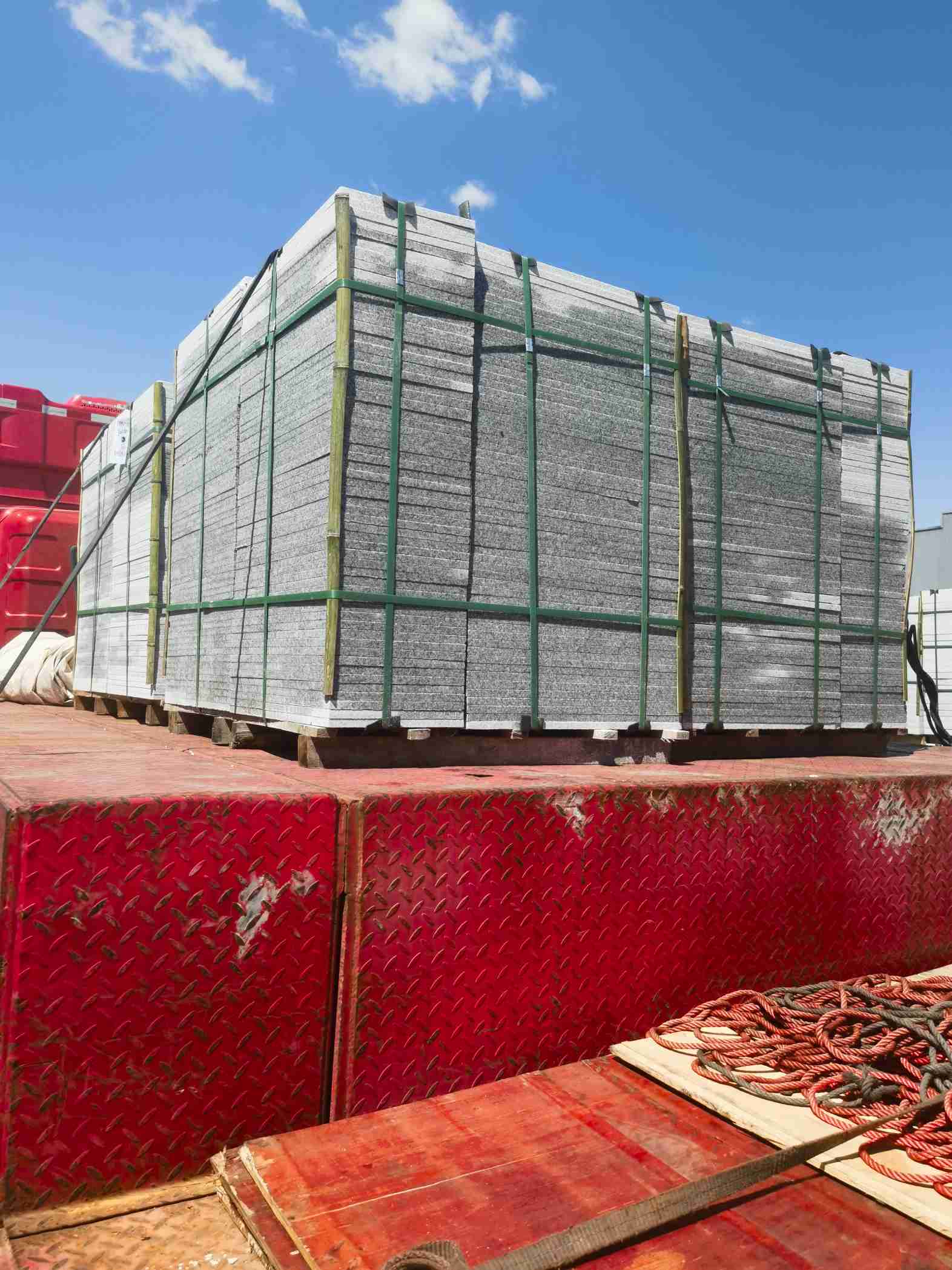 毕节 芝麻白火烧规格板地铺石300*600/600*600